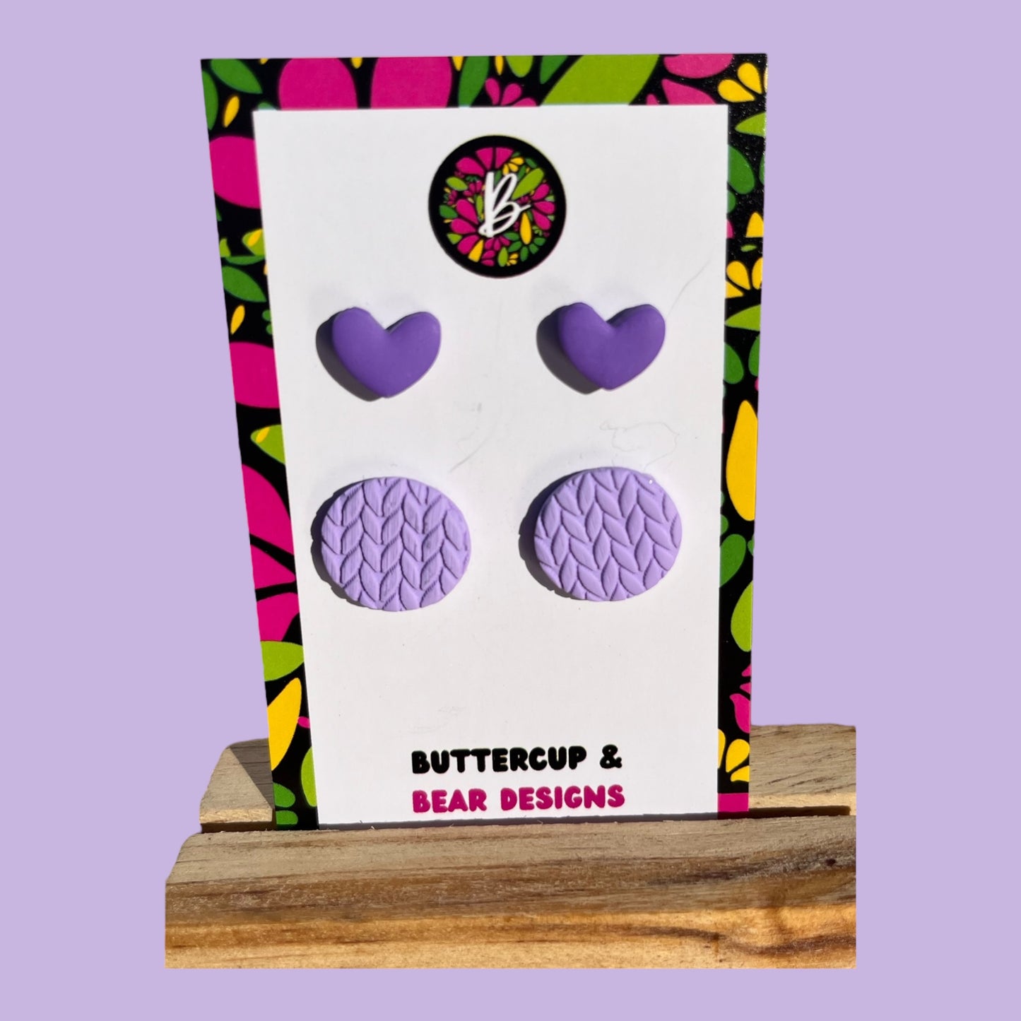 Knitted 2 Pack Stud Sets