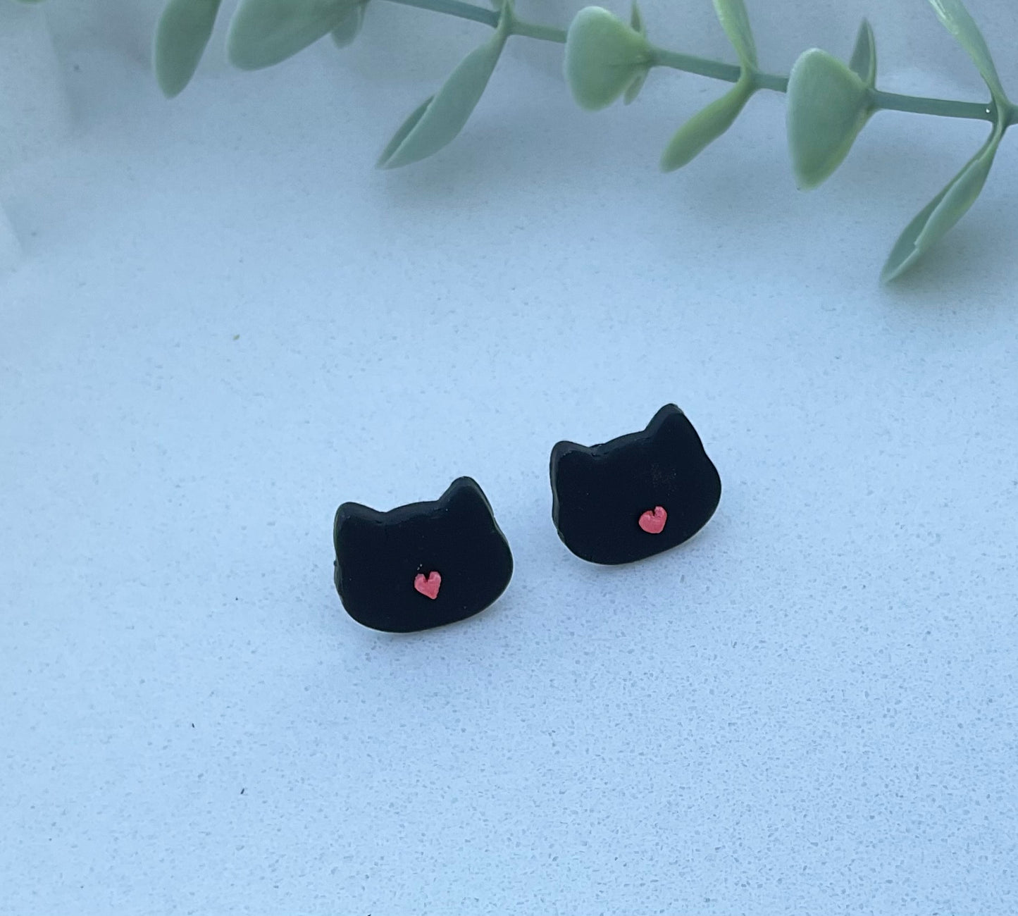 Black Cat Studs