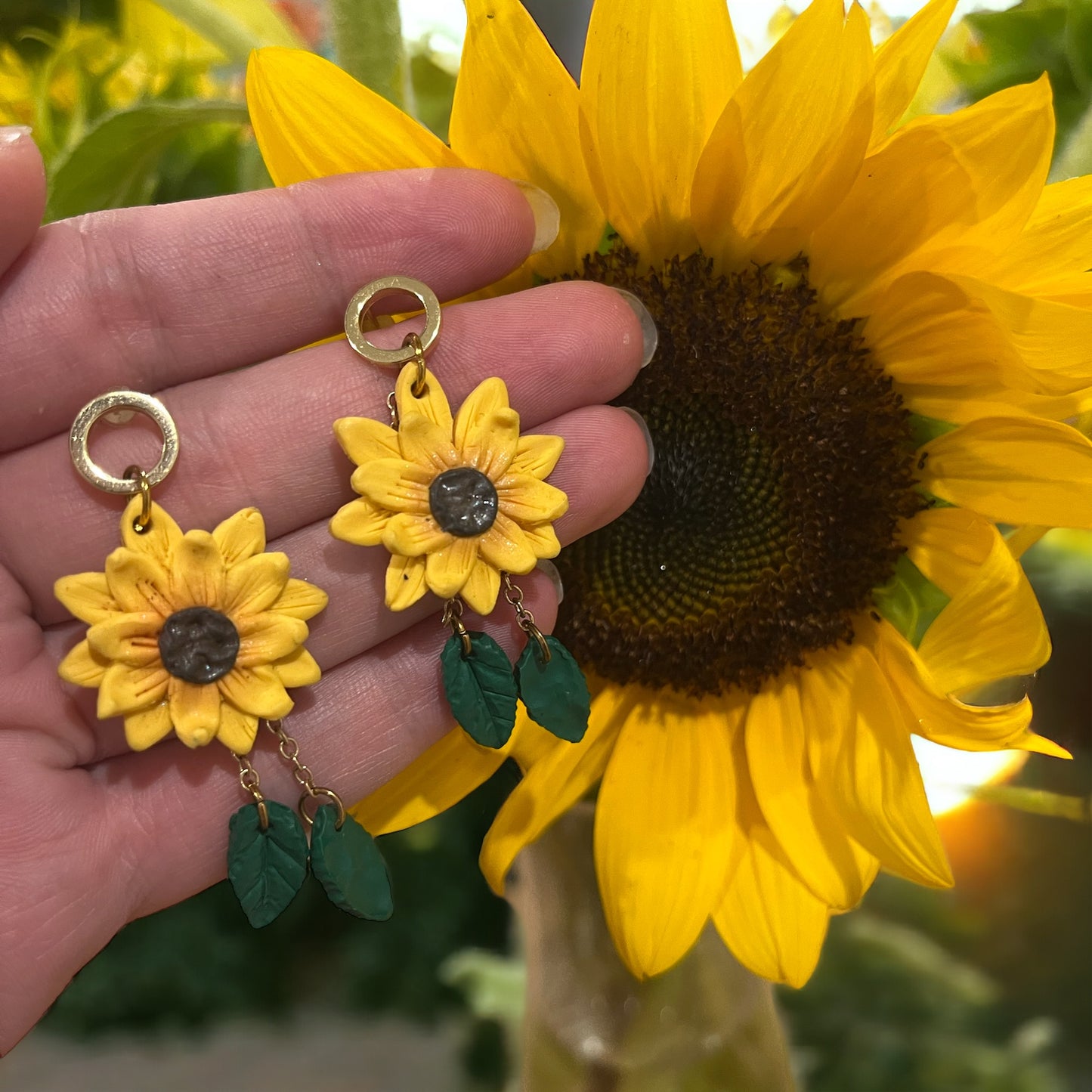 Sunflower Earrings